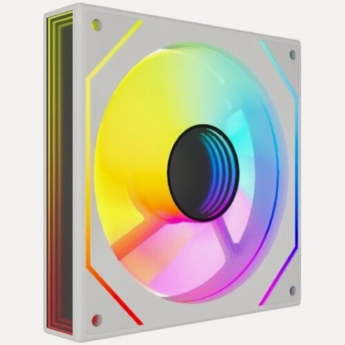 Изображение товара Вентилятор для корпуса Powercase M52-12W ARGB White (OEM)