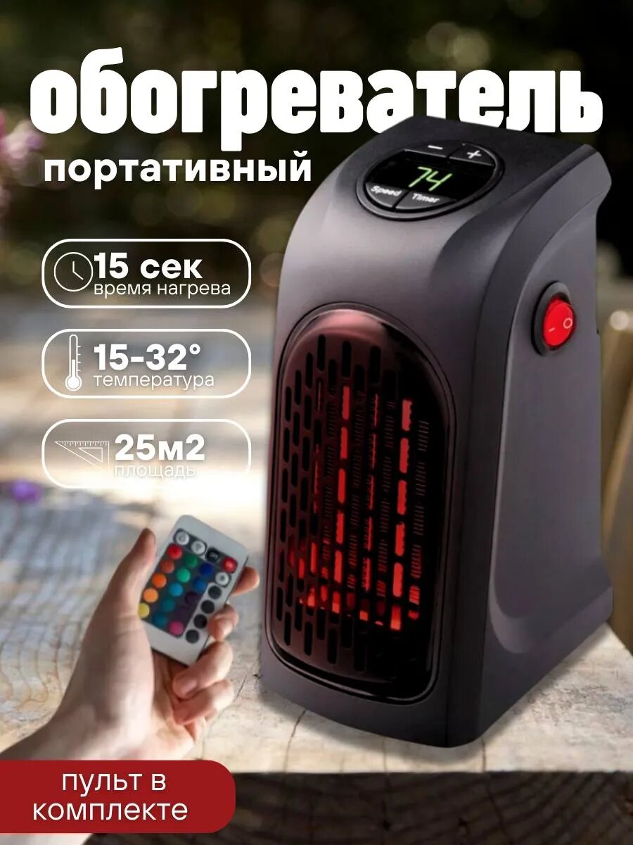 Обогреватель для дома настенный портативный тепловентилятор