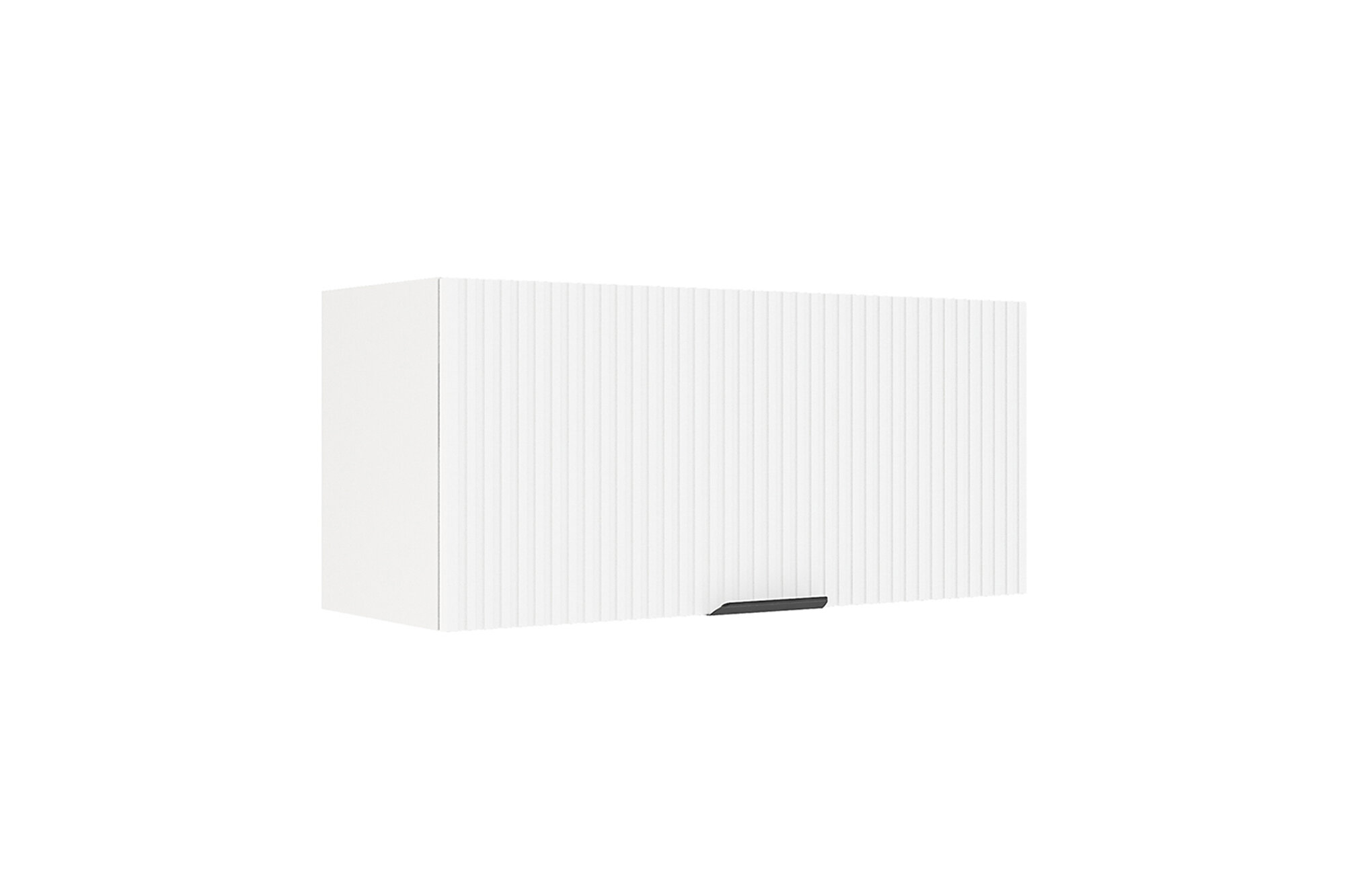 Кухонный модуль навесной горизонтальный Нонтон Норд Line ШВГ 80x30x35 см белый / софт пломбир