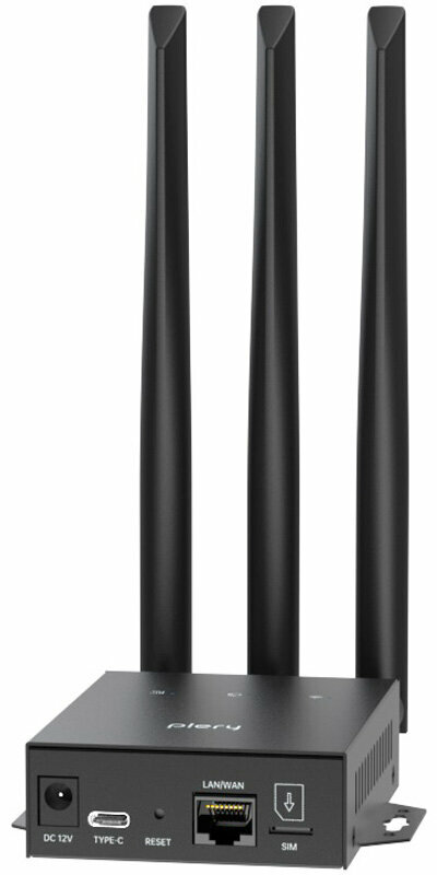 Wi-Fi роутер с SIM-картой Plery Industrial 4G Router (WS-G R-802)