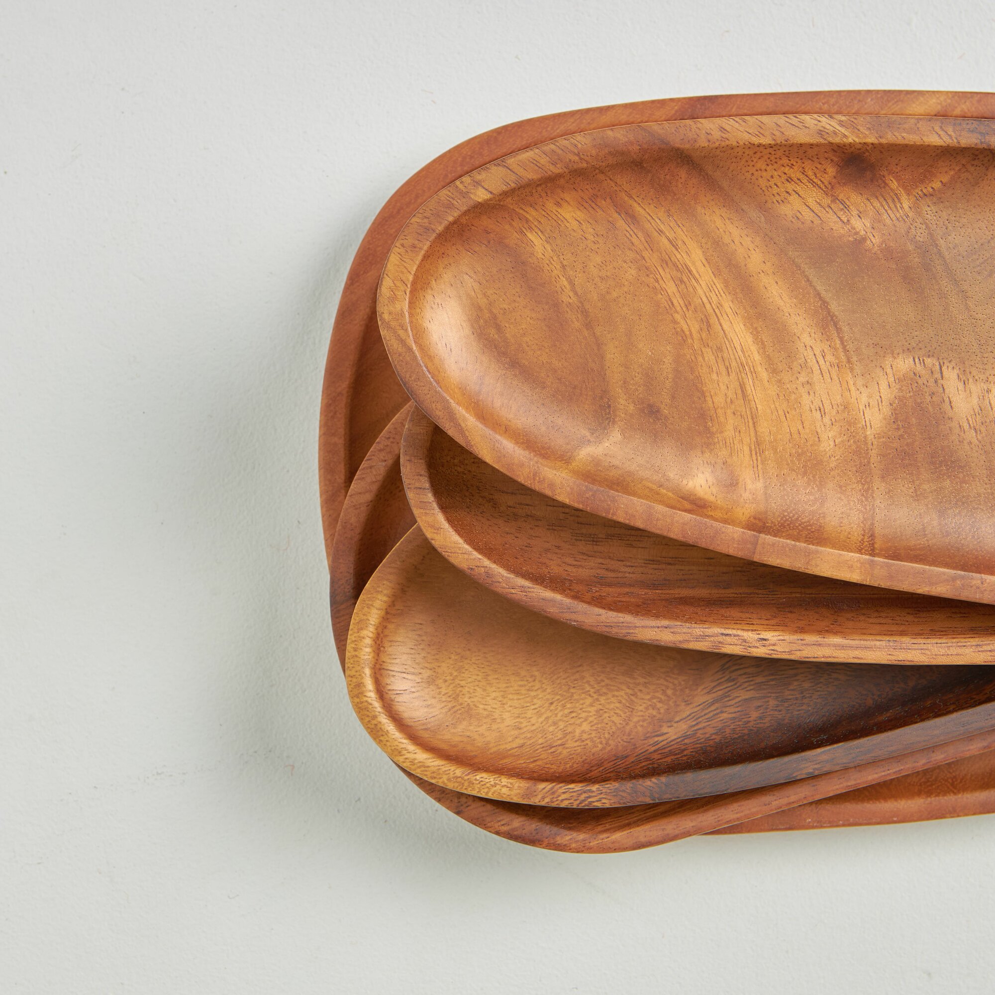 Поднос деревянный, грецкий орех, овальный, 30х11 см Varman.pro — фото 1