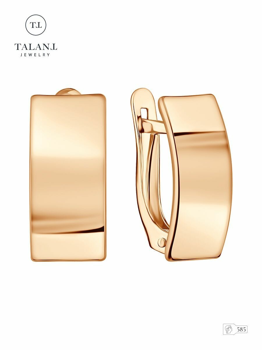 Серьги TALANT, красное золото, 585 проба