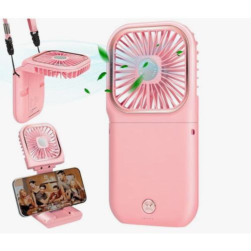 Портативный вентилятор-повербанк 2в1 3000mAh F30 pro белый 890₽