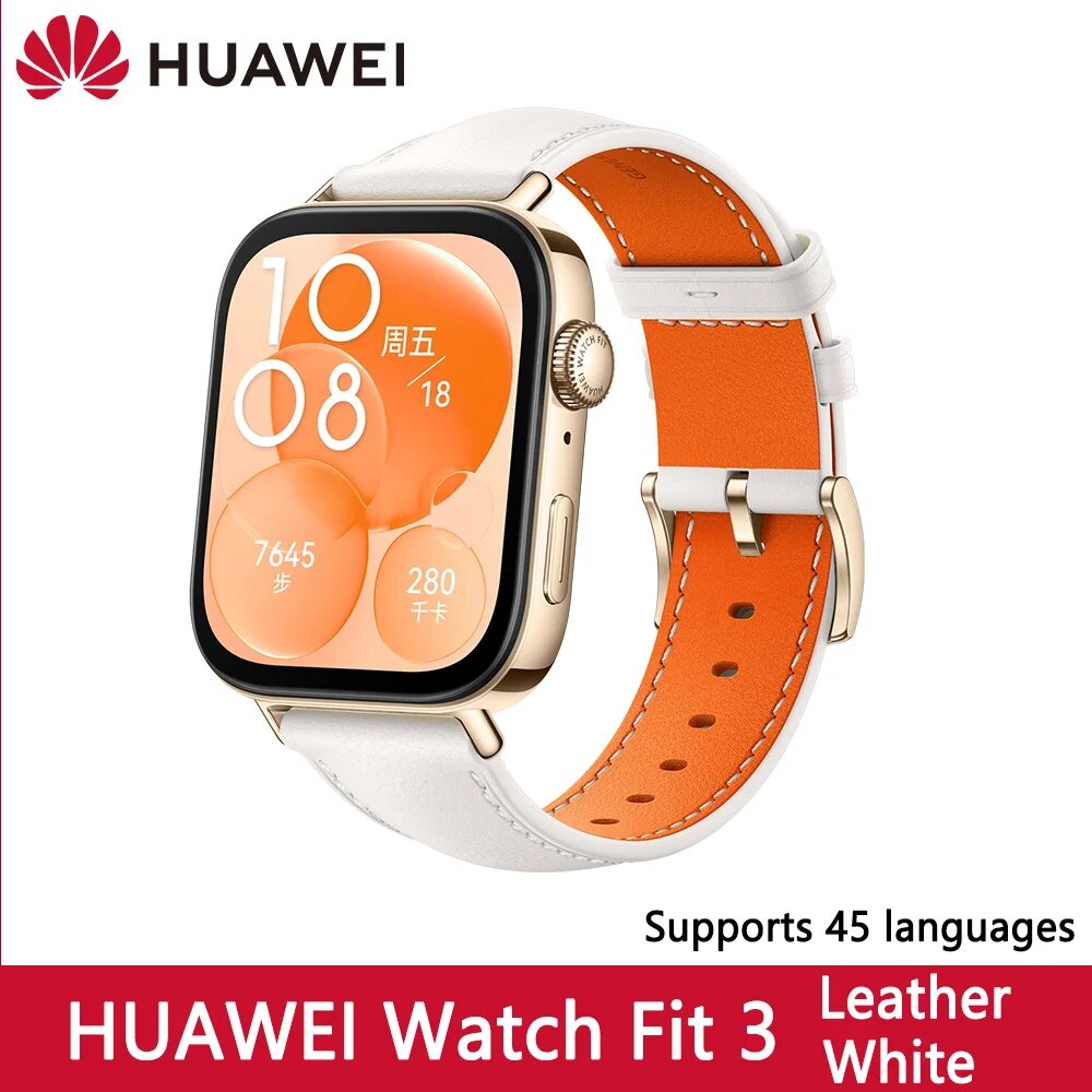 Умные часы HUAWEI FIT 3 18-дюймовый AMOLED-дисплей Bluetooth-вызов сверхтонкий дизайн прочный срок службы батареи