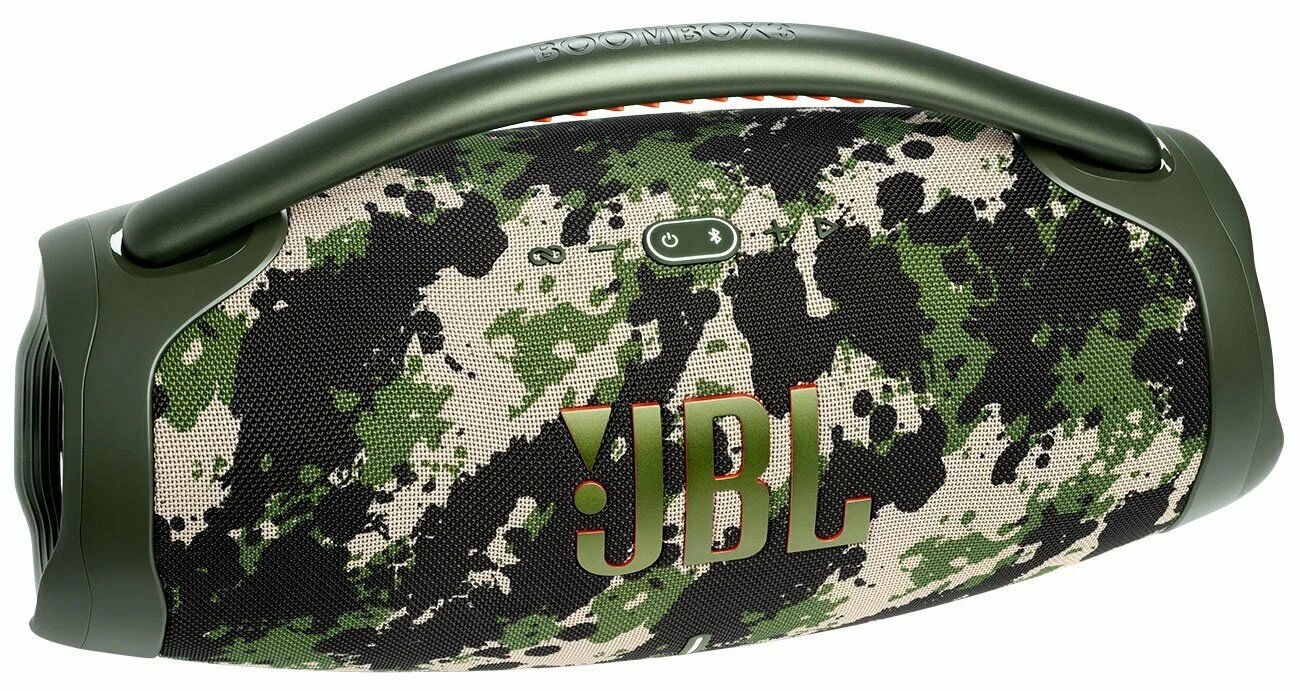 Портативная акустика JBL Boombox 3 Haki, влагозащита IP67, 180Вт, 9600мАч, 24ч, хаки, колонка