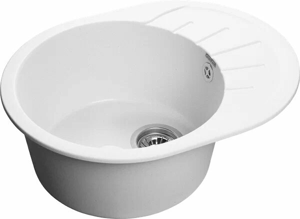 Мойка кухонная GranFest RONDO GF-R580L иней