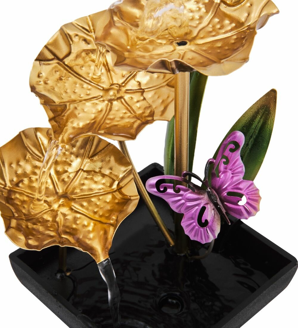 Настольный фонтан 'Золотая лилия' — фото 1