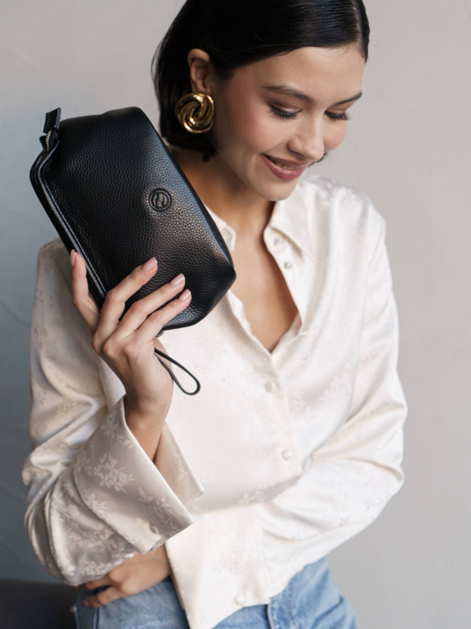 Косметичка Paprika Bag Italy, ширина: 9 см., высота: 12 см., длина: 21 см., , черный — фото 1