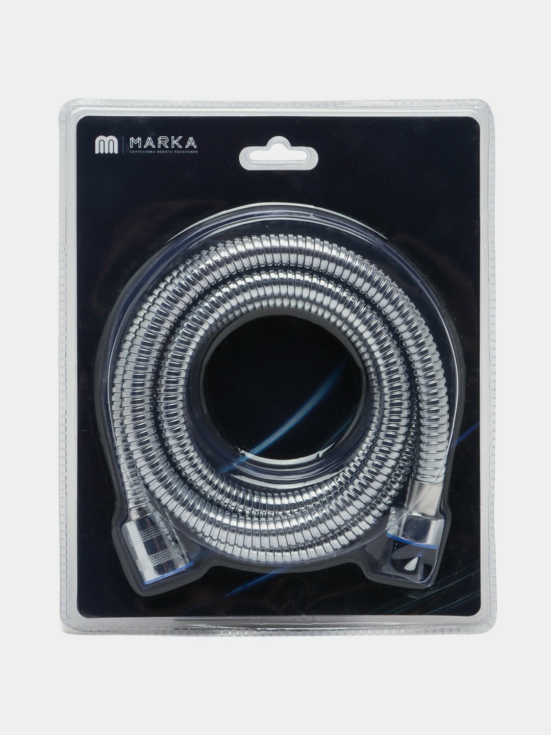 Шланг душевой, гибкий, металлический, антискручивание, длина 1,5 м