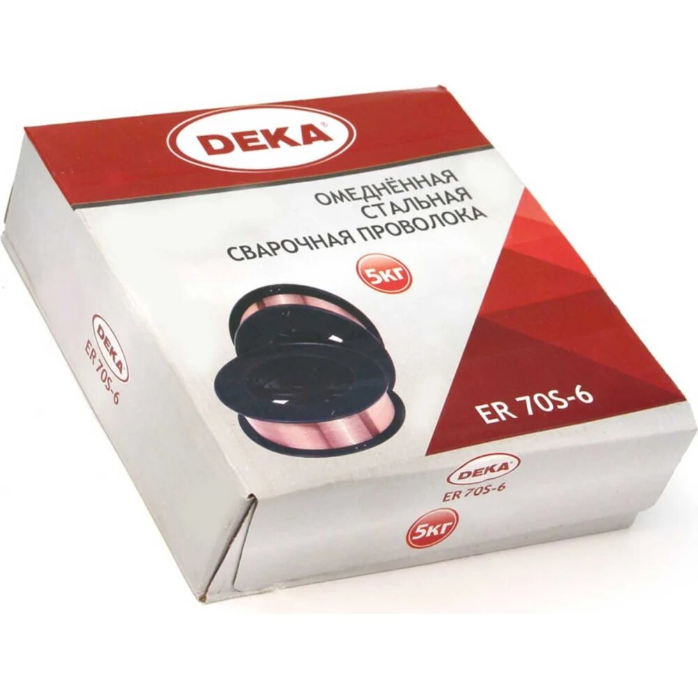 Проволока омедненная ER70S-6 (0.8 мм; 5 кг) DEKA СТ000001711 — фото 1