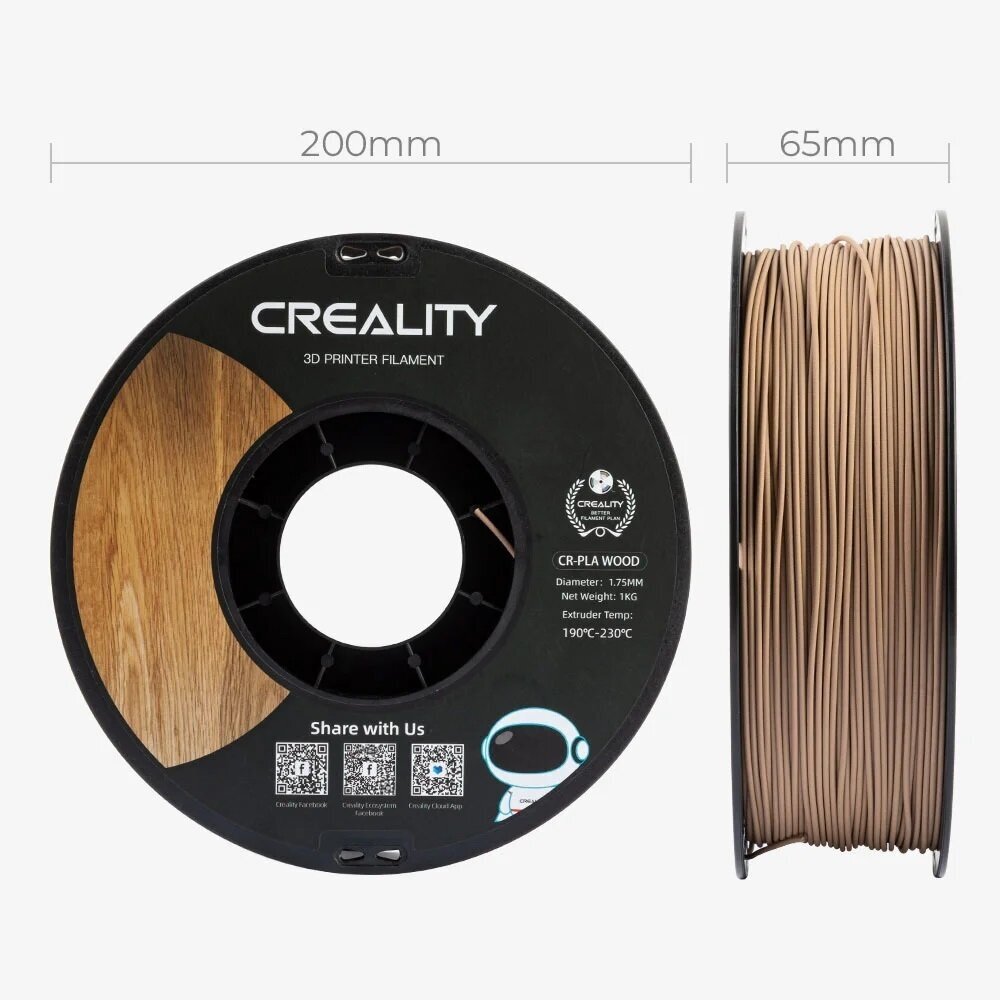 Филамент Creality CR-Wood 175mm 1kg