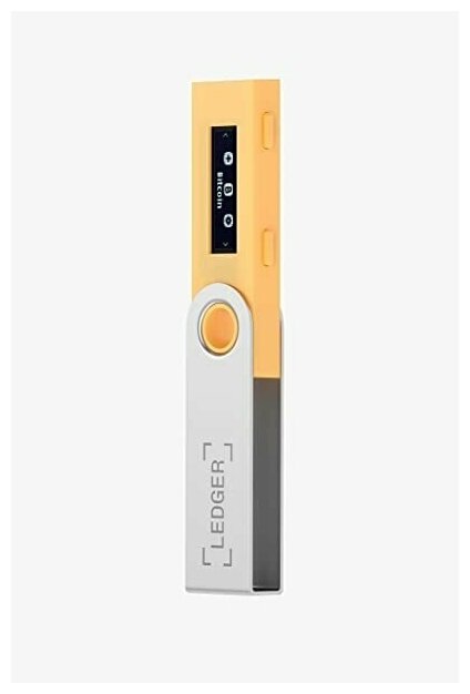 Кошелек для криптовалют Ledger Nano S Saffron Yellow