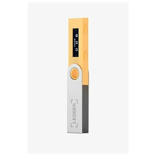 Кошелек для криптовалют Ledger Nano S Saffron Yellow