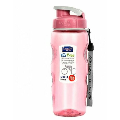Бутылка LocknLock Sports Bisfree, 500 мл, pink