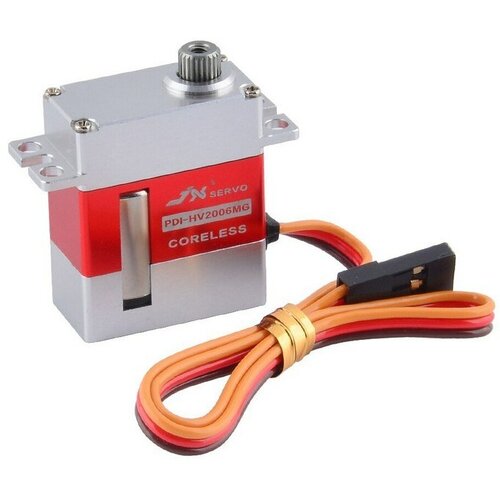 Сервомашинка цифровая JX Servo PDI-HV2006MG, 20.3г/6.2/0.05/7.4V Mini аппаратура и электроника для радиоуправляемых моделей futaba сервопривод промышленный aj9da54 цифровой 05300011 1