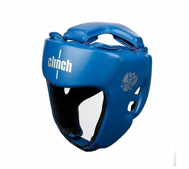 Шлем боксерский Clinch Olimp синий, XL
