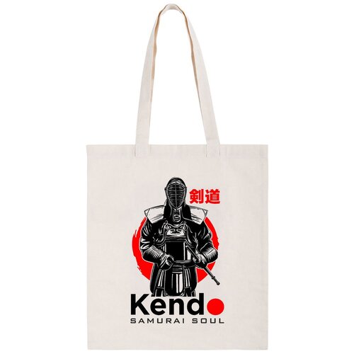 фото Сумка-шоппер coolpodarok "kend samurai soul (самурай)" не определен,coolpodarok