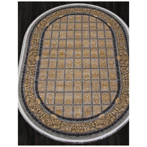 Ковер 752070 - 000 - Овал - коллекция KASHAN 2.00x4.00