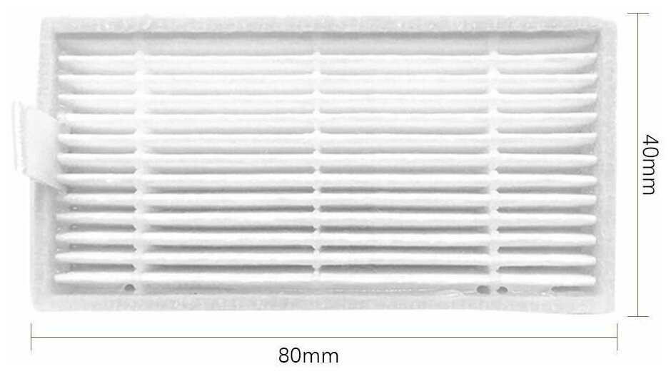 HEPA фильтр 2 шт. для робота-пылесоса ILIFE V5, V5s, V3, V3s, V5pro, V50, V55, V5s, Kitfort KT-518