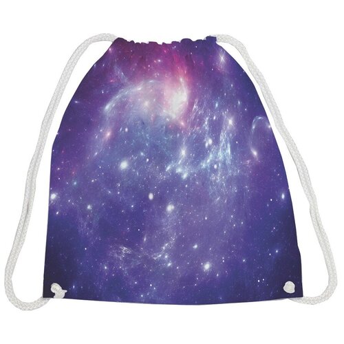фото Joyarty рюкзак-мешок звездный хаос bpa_14491, белый/розовый/фиолетовый