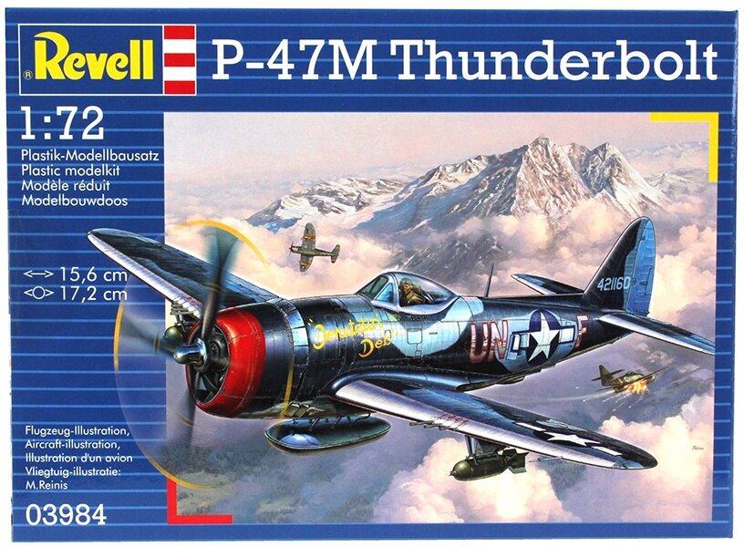 Revell 03984 Модель сборная Истребитель-бомбардировщик P-47M Thunderbolt 1/72