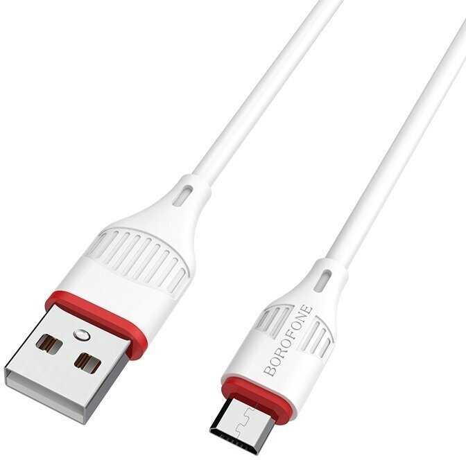 Дата-кабель USB 2.0A для micro USB Borofone BX17 TPE 1м White