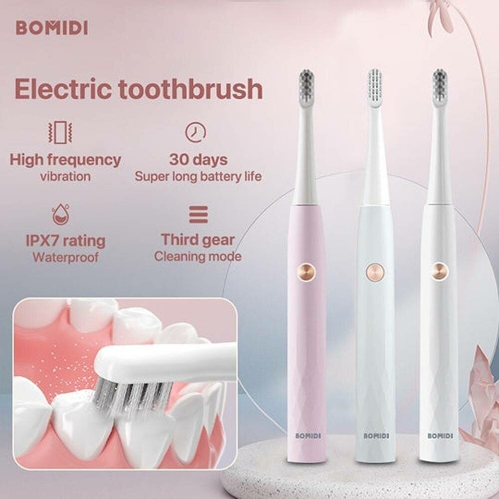 Электрическая зубная щетка розового цвета Xiaomi - фото №14