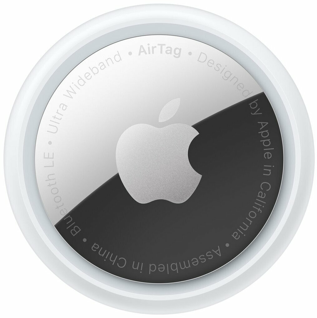 Трекер Apple AirTag белый/серебристый 1 шт.