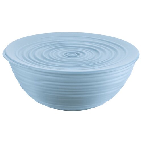 фото Миска с крышкой tierra 25 см голубая guzzini