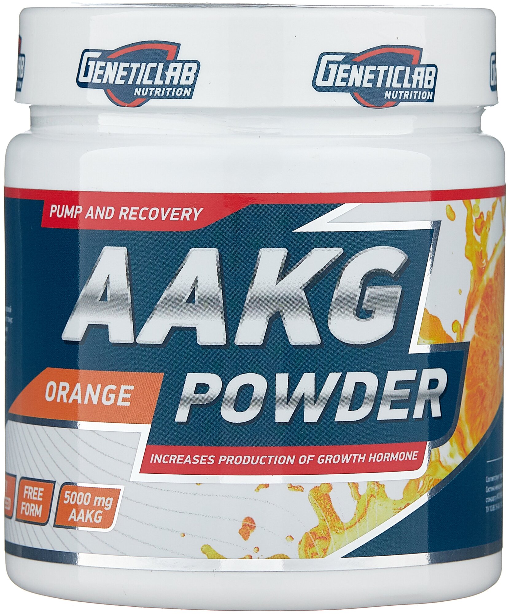 AAKG powder 150gr/30serv Orange (Апельсин) /Аминокислота ДС