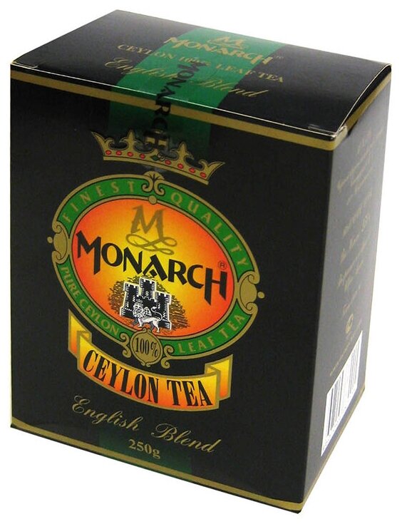 Чай черный Monarch Ceylon English Blend крупнолистовой, 250 г