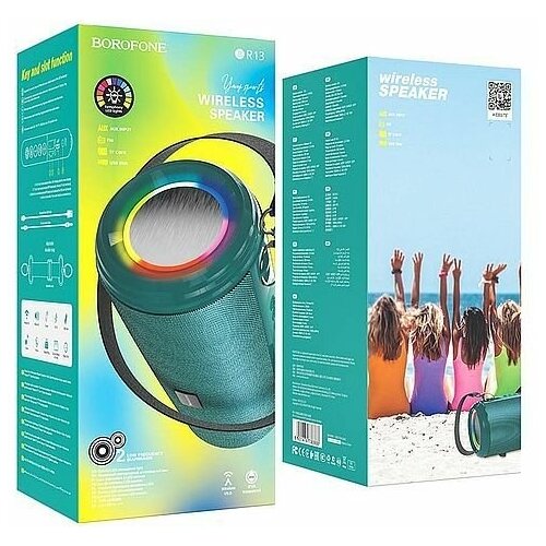 Портативная колонка BT ver 50 BOROFONE BR13 1200mAh 221х99х101 мм индиго 30 173600₽