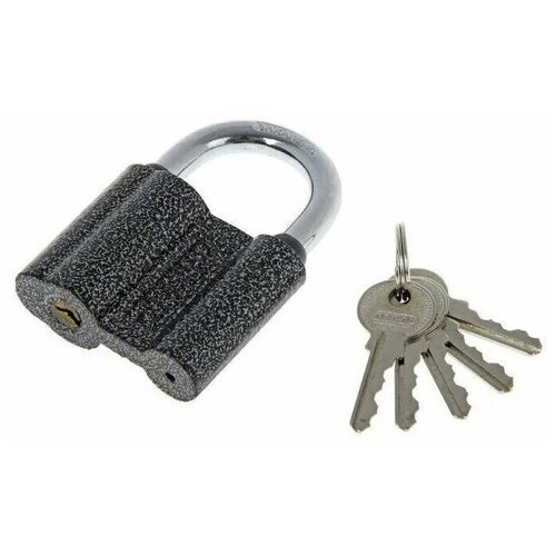 фото 1421 замок навесной вс1ч-470, дужка d=10 мм, 5 ключей, аллюр