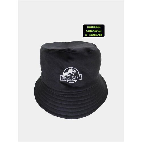 фото Панама "пивозавр" черная / панама унисекс / панама мужская / панама женская 18+ нет бренда
