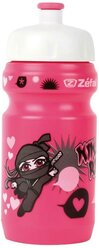 Фляга Zefal Little Z - Ninja Girl, 350 мл, розовый