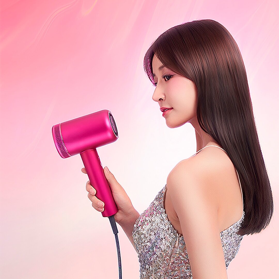 Фен для волос Xiaomi Showsee Hair Dryer Star Shining Red (A8-R) - фотография № 2