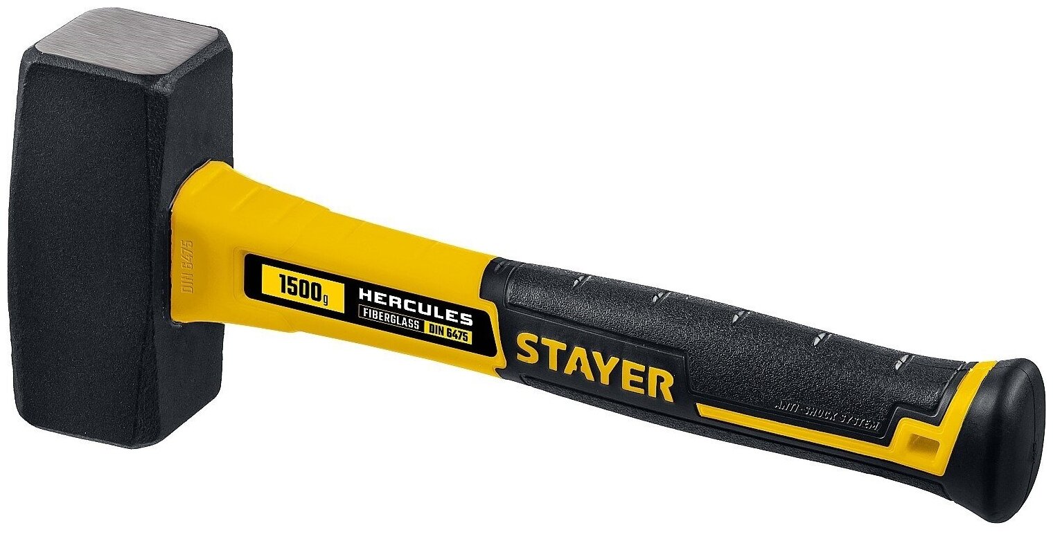 Кувалда с фиберглассовой рукояткой STAYER Hercules 1.5 кг 20052-15_z01