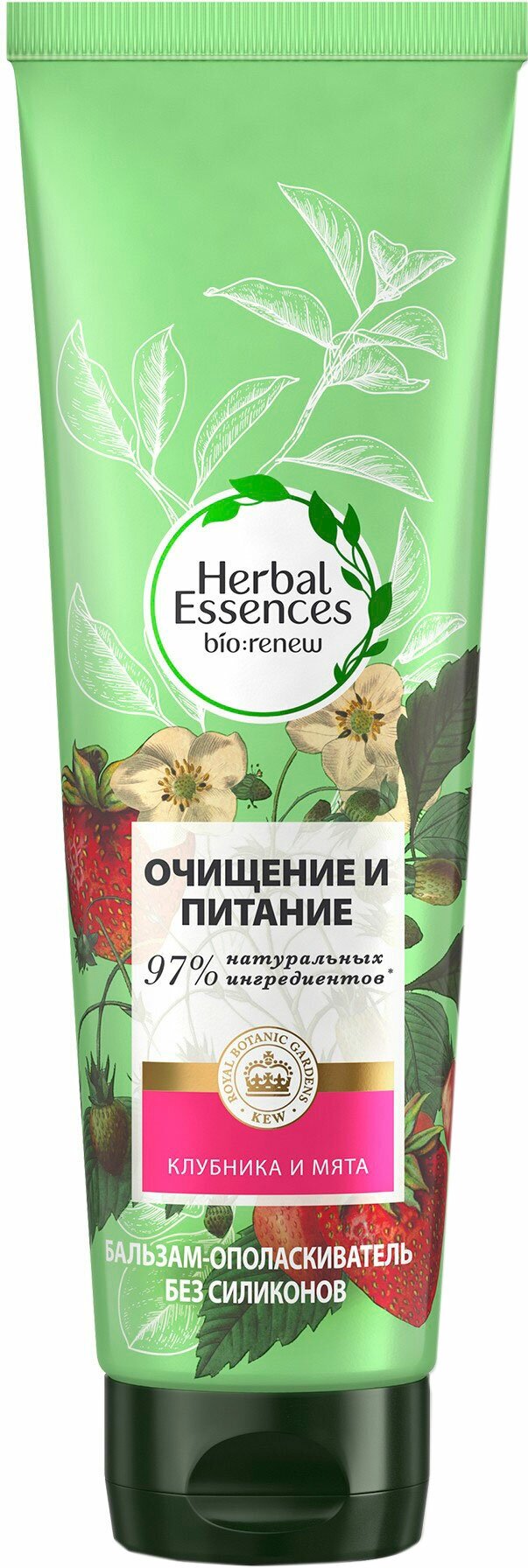 Бальзам для волос Herbal Essences Белая Клубника и сладкая мята Очищение и питание