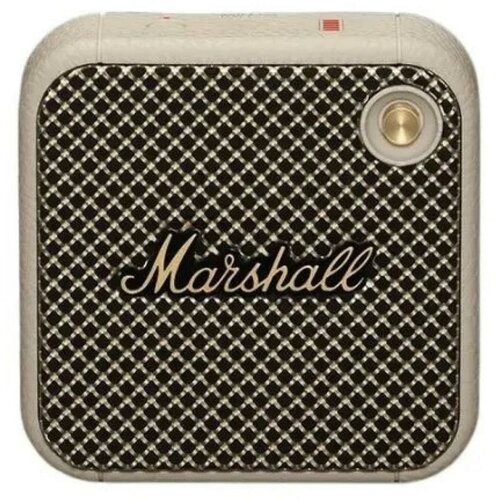 Портативная акустика Marshall Willen, 10 Вт, кремовый портативная акустика marshall middleton 60 вт cream