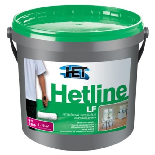 Краска акриловая HET Hetline LF матовая белый 1 л