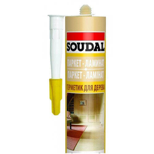 Герметик акриловый для дерева и паркета Soudal вишня 280 мл