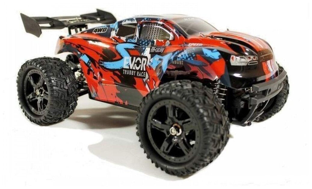 Радиоуправляемый трагги Remo Hobby S-EVOR 4WD 2.4G 1:16 RTR + Li-Ion и зарядное устройство - RH1661 - Красный