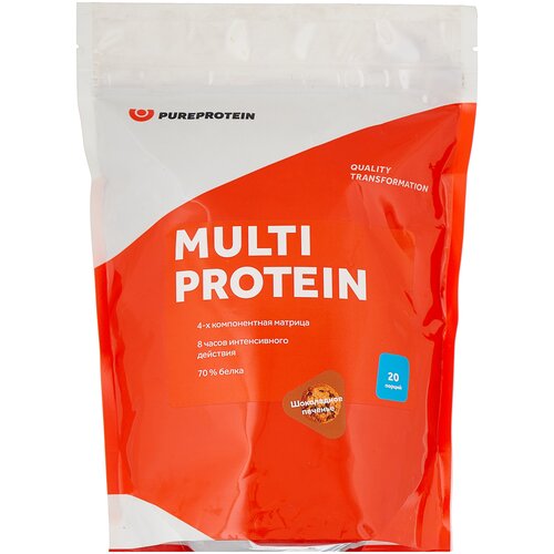 Протеин Pure Protein Multi Protein, 600 гр., шоколадное печенье протеин pure protein multi protein 3000 гр шоколадное печенье