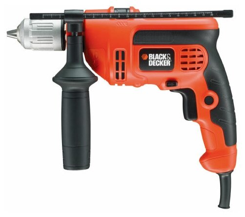 Ударная дрель BLACK+DECKER CD714CRES, 710 Вт