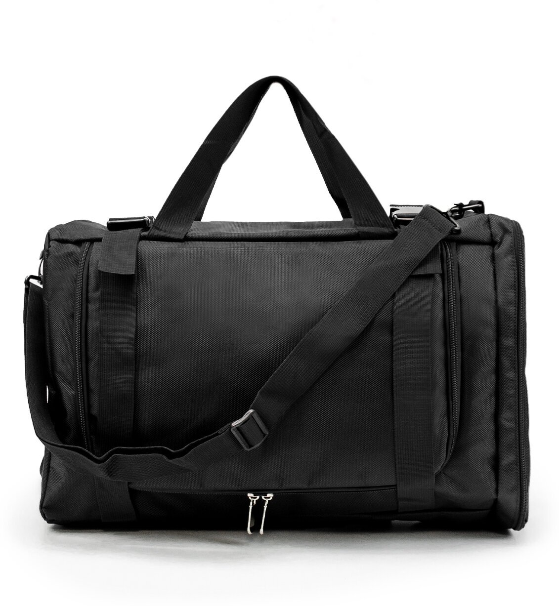 Рюкзак-спортивная сумка (22,5 л, черная) UrbanStorm трансформер большой размер для фитнеса, отдыха \ школьный для мальчиков, девочек - фотография № 9