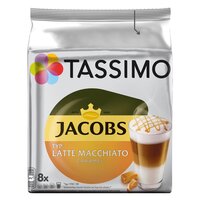 Кофе в капсулах Tassimo Latte Caramel 8 порций , 1 шт.