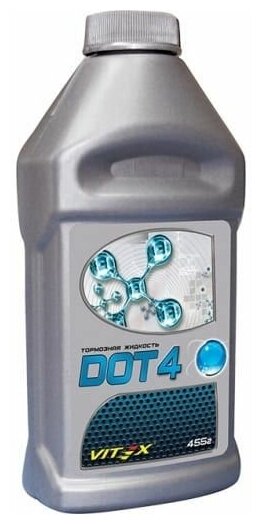 Тормозная жидкость Vitex ДОТ-4 455г