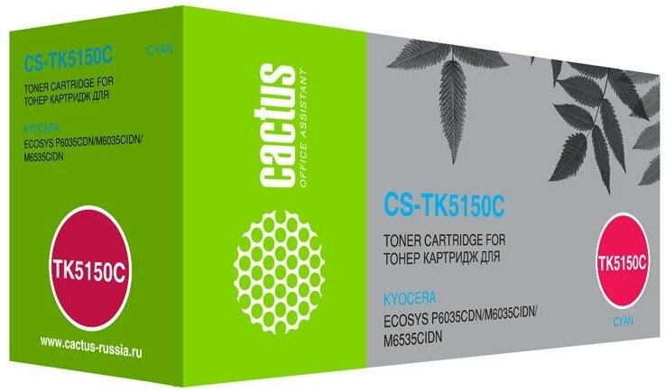 Картридж CYAN /M6035CIDN 10K CS-TK5150C CACTUS