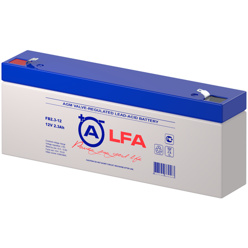 Аккумулятор LFA FB 2.3-12 (12В, 2.3Ач) свинцово кислотный аккумулятор alpha battery fb 4 5 12 12 в 4 5 ач 2 штуки