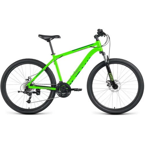 Велосипед горный 27,5 Forward Katana 27,5 D AL рама 18 ярко-зеленый/серый велосипед forward katana 27 5 d черный ярко зеленый ib3f7q164xbkbgn